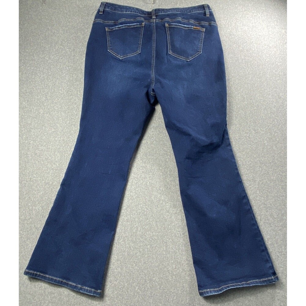 G Sculpt By Giuliana 405 Bootcut Canyon Wash Jeans Women's Size 18WP Stretchy - Picture 3 of 6
